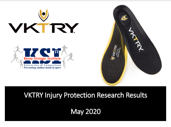 VKTRY carbon insoles injury protection research results